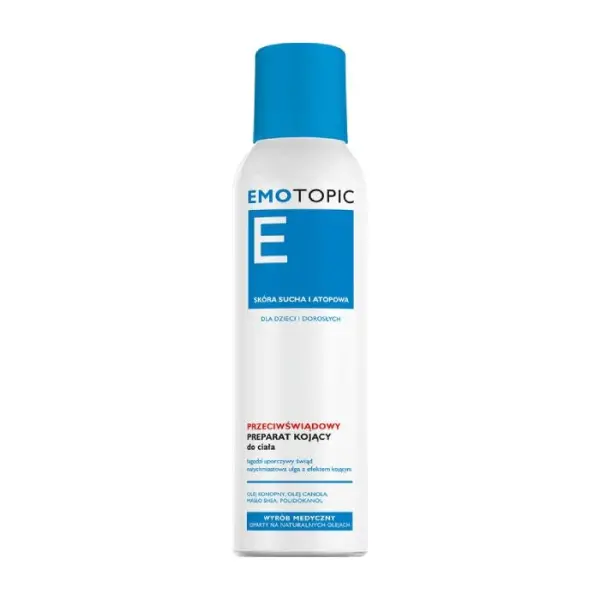 EMOTOPIC Med+ Preparat przeciwświądowy do ciała kojący, 150 ml