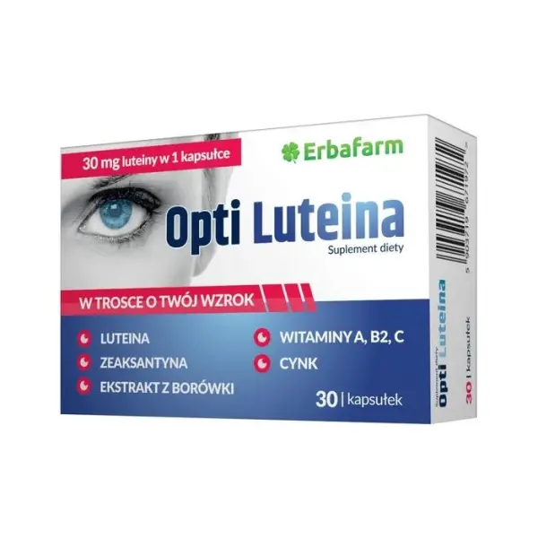 ERBAFARM Opti Luteina, 30 kapsułek