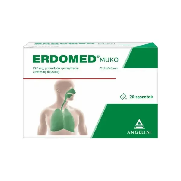 ERDOMED MUKO 0,225g, 20 saszetek