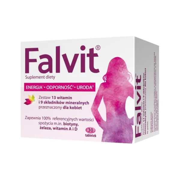 FALVIT, witaminy i mikroelementy, 30 tabletek