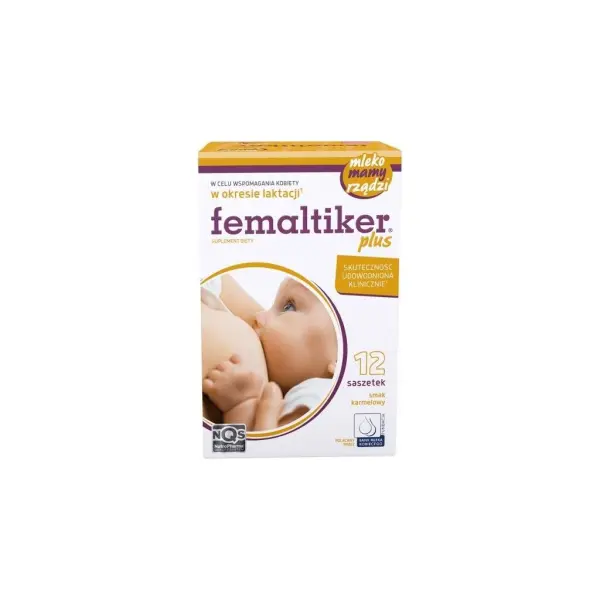 Femaltiker plus smak karmelowy 12 saszetek