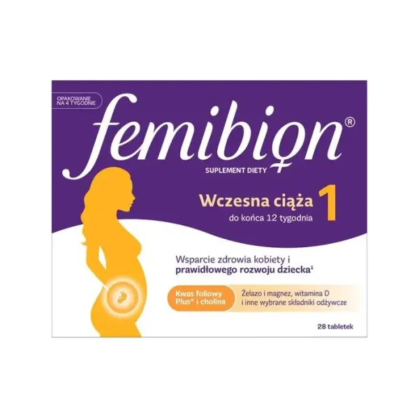 Femibion 1 Wczesna ciąża 28 tabletek