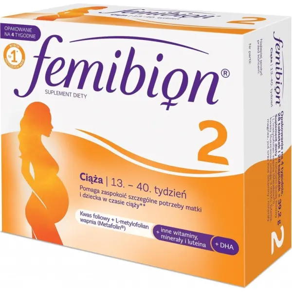 Femibion 2 Ciąża 28 tabletek + 28  kapsułek