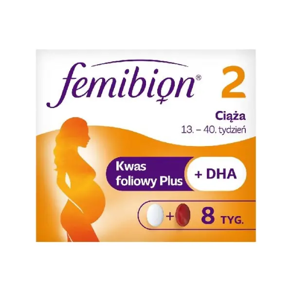 Femibion 2 Ciąża 56 tabletek + 56 kapsułek miękkich