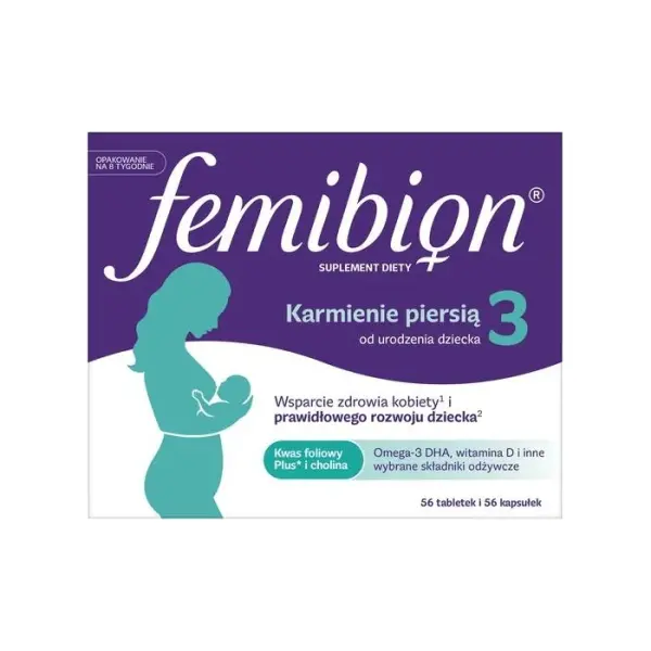 FEMIBION 3 Karmienie Piersią 56 tabletek + 56 kapsułek