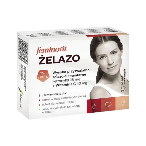 Feminovit Żelazo 30 tabletek