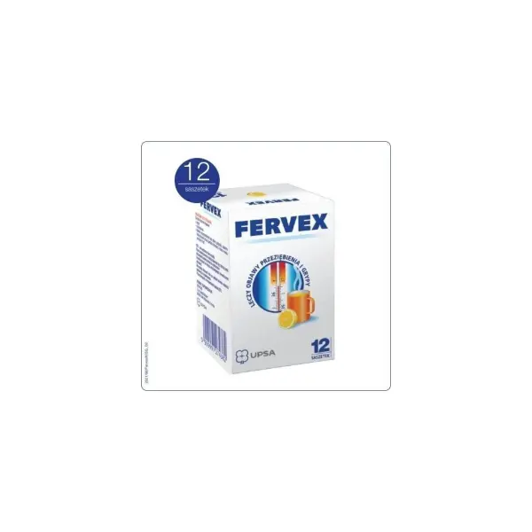 Fervex o smaku cytrynowym 12 saszetek