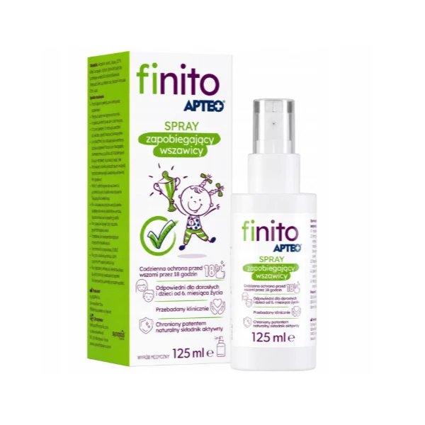 Finito Apteo Spray zapobiegający wszawicy, 125 ml