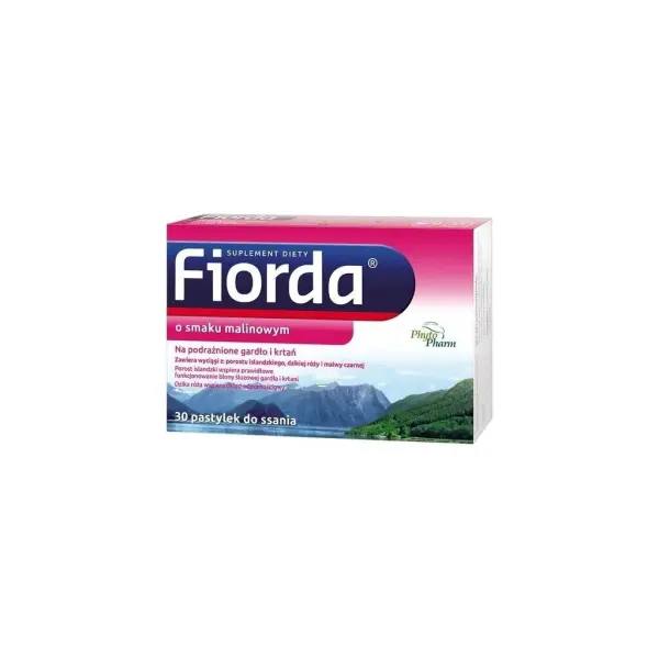 Fiorda malina 30 pastylek do ssania
