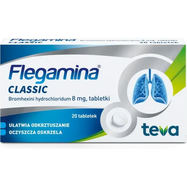 Flegamina  8 mg 20 tabletek