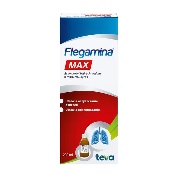 Flegamina Max 8mg/5ml, 120 ml