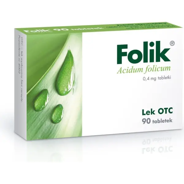 Folik 0,4mg 90 tabletek