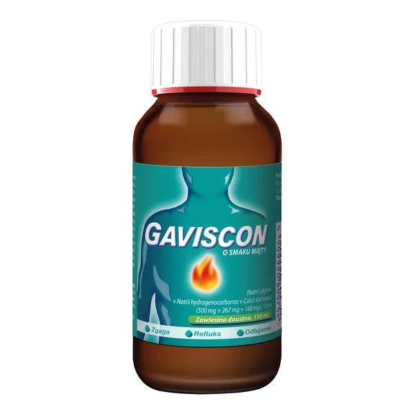 Gaviscon o smaku mięty, 150 ml