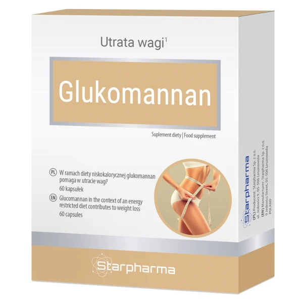 Glukomannan, 60 kaps.