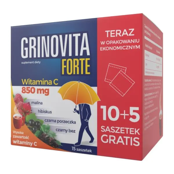 Grinovita FORTE 10 + 5 saszetek
