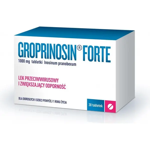 Groprinosin Forte 1000mg 30 tabletek