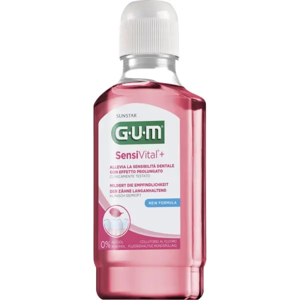 GUM Płyn SensiVital+ Płyn do płukania jamy ustnej 300 ml