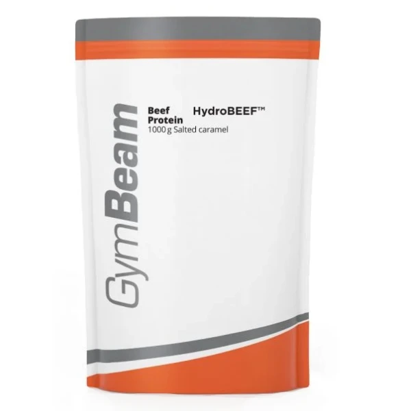 GymBeam Białko wołowe słony karmel, 1000 g