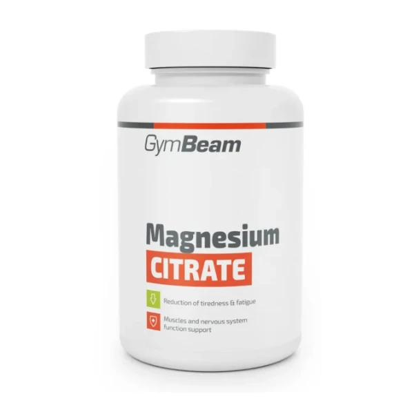 GymBeam Cytrynian magnezu, 120 kaps.