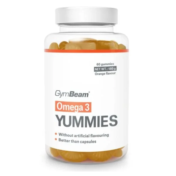 GymBeam Omega 3 Yummies, 60 kaps.