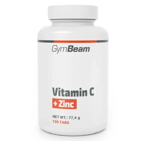 GymBeam Witamina C + Cynk, 120 tabl.