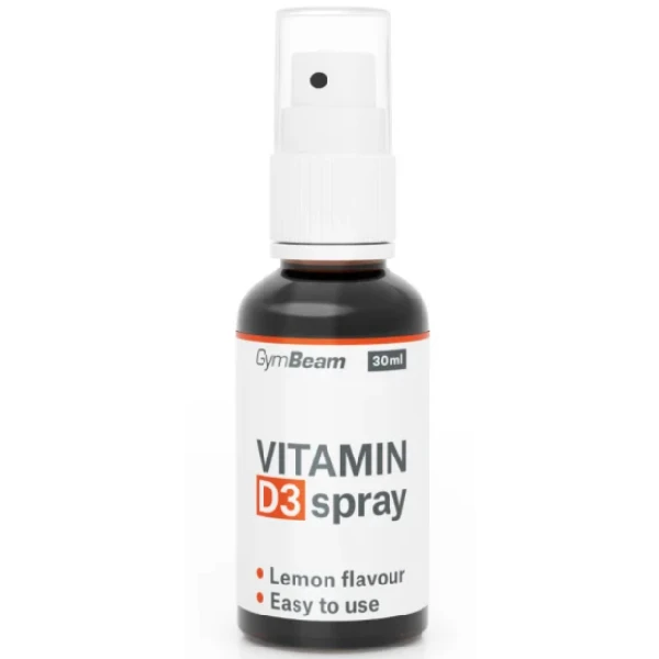 GymBeam Witamina D3 Spray cytrynowy, 30 ml