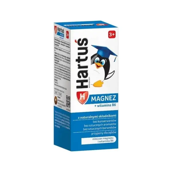 Hartuś Magnez + Witamina B6 syrop powyżej 3 lat 120 ml