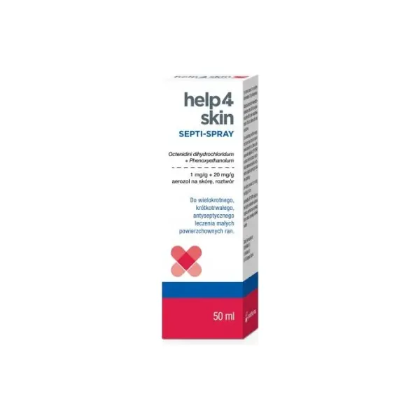 Help4Skin SEPTI-SPRAY aerozol na skórę roztwów 50 ml