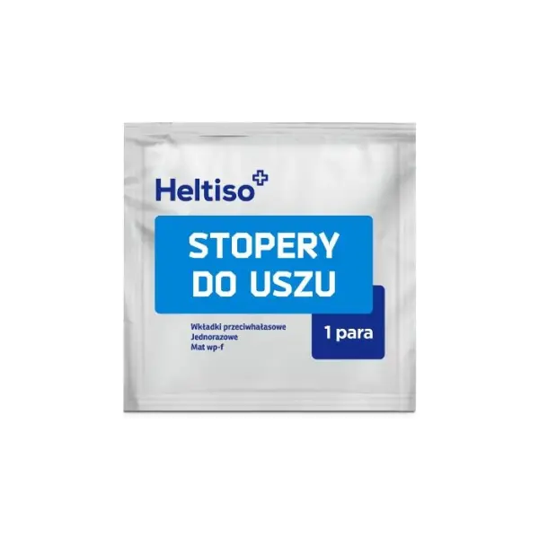Heltiso stopery przeciwhałasowe do uszu jednorazowe para