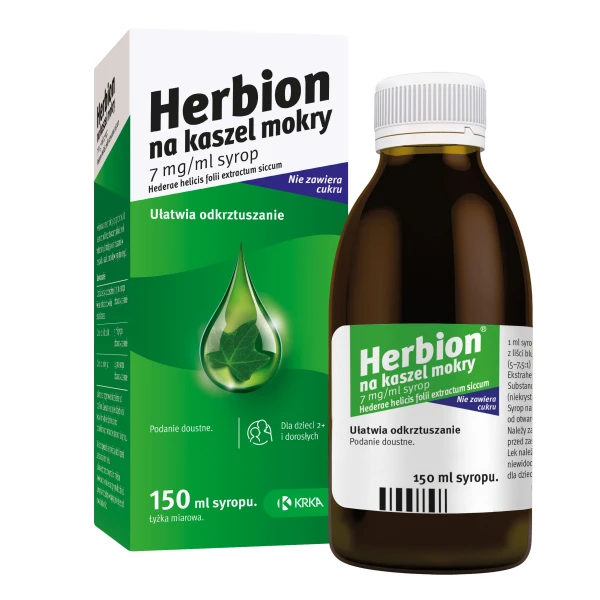 Herbion Na Kaszel Mokry 7 mg/ml, 150 ml