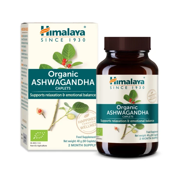 Himalaya Organic Ashwagandha, 60tabl.