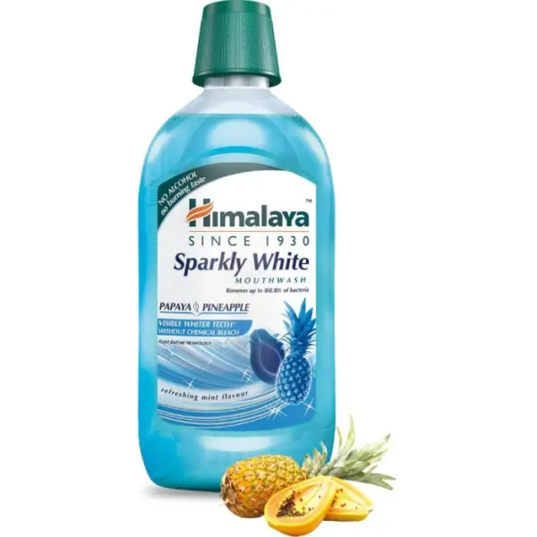 HIMALAYA Płyn do płukania jamy ustnej Sparkly White, 450 ml