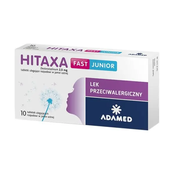HITAXA Fast junior 2,5mg, 10 tabletek