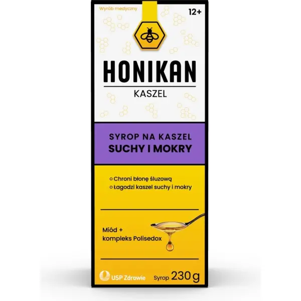 Honikan Kaszel SYROP NA KASZEL SUCHY I MOKRY  230 g