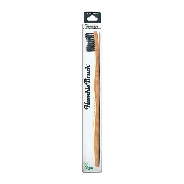 Humble Brush Adult Szczoteczka do mycia zębów soft czarna, 1 szt.