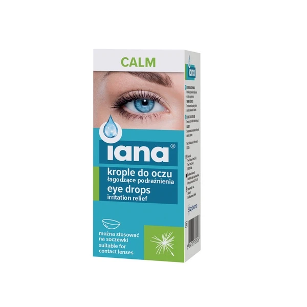 Iana Calm Krople do oczu łagodzące podrażnienia, 10 ml