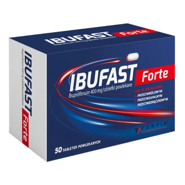 Ibufast Forte, 50 tabletek