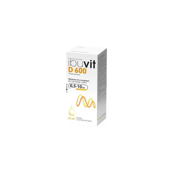 Ibuvit D witamina D 600j. krople doustne 10 ml