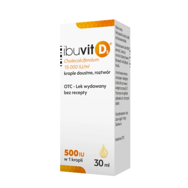 Ibuvit D3 15 000 IU/ml krople, 30 ml