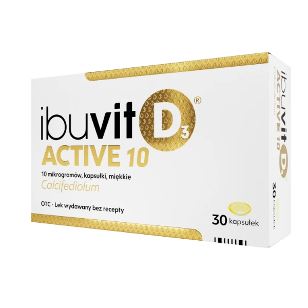 IBUVIT D3 Active 10, 30 kaps.