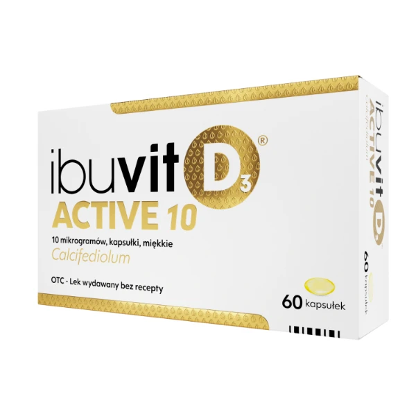 IBUVIT D3 Active 10, 60 kaps.
