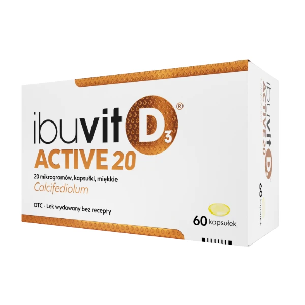 IBUVIT D3 Active 20, 60 kaps.