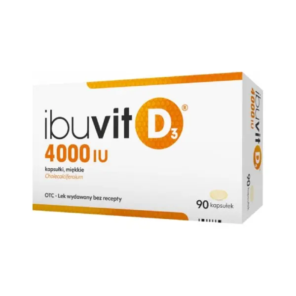 Ibuvit D3 witamina D 4000 IU 90 kapsułki miękkie
