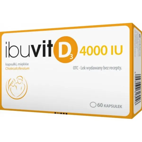 Ibuvit D3 witamina D 4000j. 60 kapsułek miękkich
