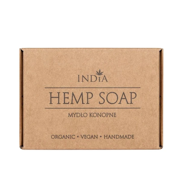 INDIA Mydło konopne w kostce, 90 g