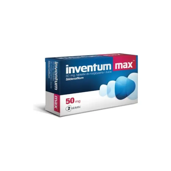 Inventum Max 0,05g 4 tabletki do rozgryzania i żucia