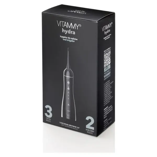 Irygator dentystyczny VITAMMY HYDRA czarny