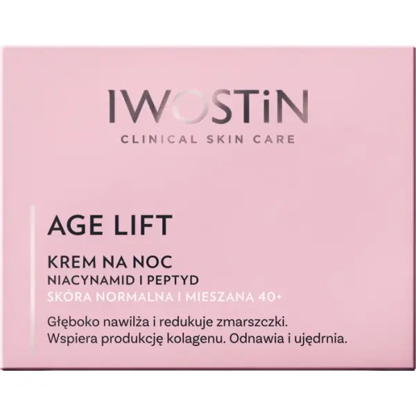 IWOSTIN AGE LIFT Krem na noc skóra normalna mieszana 50 ml