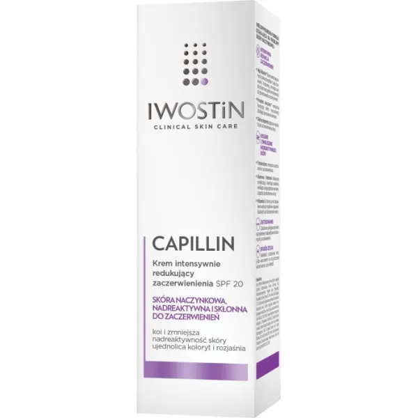 IWOSTIN CAPILLIN Krem intensywnie redukujący zaczerwienienia 40 ml
