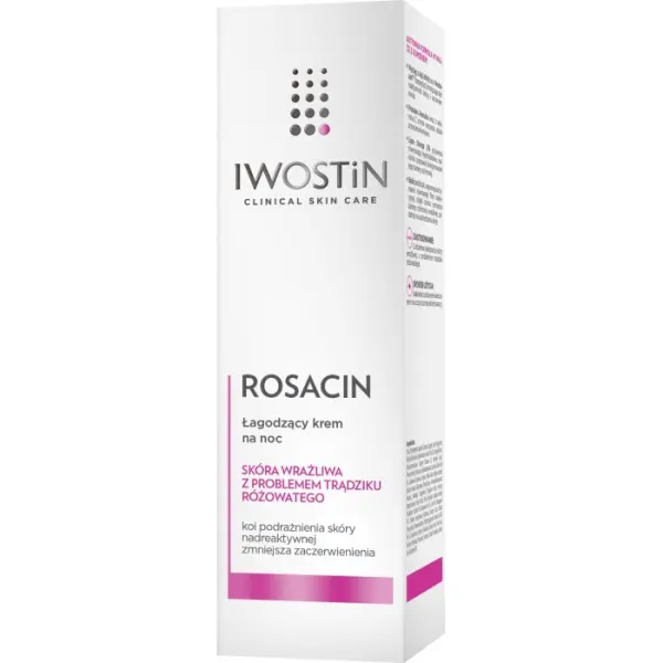 IWOSTIN ROSACIN Łagodzący Krem na noc 40ml